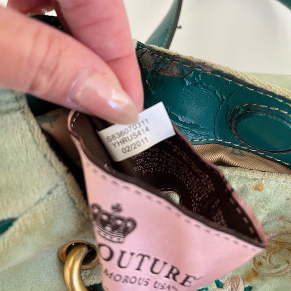 Rare Y2K JUICY COUTURE Velour Bag - Picture 15 of 15